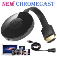 Google Chromecast 2 Digital WIFI HDMI Media TV Video Streamer 2nd Generation (Color: Black)