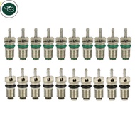 YGS Eon 10Pcs Car AC R134A for Valve Core  Assortment 134a Refrigerant Heat Resistant Tire for Valve