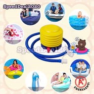 Ready Stock💥 Portable Leg Foot Air Pump Balloon Yoga Ball Plastic Inflatable Swimming Pool Speeddeal