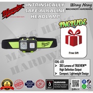 Milwaukee Head Lamp Intrinsically Safe Alkaline Headlamp - Model ISHL-LED / ISHLLED