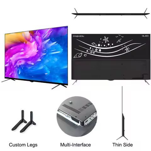 40 50 75 85 100 inch 4K smart TV, ultra-thin high definition color TV LCD TV