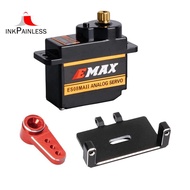 ES08MAII Steering Servo with Servo Mount and Servo Arm for  SCX24 1/24 RC Crawler Car Upgrades Parts