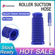 for Dyson V6 V7 V8 V10 V11 Soft Velvet Roller Suction Blue Hose Replacement for Home Cleaning Vacuum Cleaner Accessories