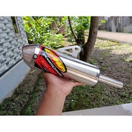 Exhaust racing fmf exhaust canister only for motorcycle 2 stroke TS125 DT100 KMX125
