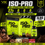 VITAXTRONG™ ISO-PRO Whey Isolate (2lbs/ 0.97g) | 27g Hydrolyzed Protein • Zero Sugar • Zero Fat • La