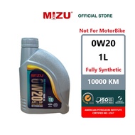 Mizu (1L) 0W-20 SP [Ester Formulated] Fully Synthetic Engine Oil [Free Sticker]API license toyota honda perodua proton n