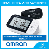 [Free Same Day Delivery] Brand New &amp; Authentic OMRON Blood Pressure Monitor M7 Intelli IT HEM-7361T-EBK WITH 5-YEAR WARRANTY