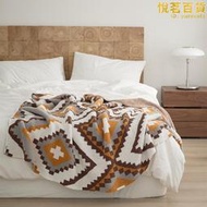 超柔半邊絨針織毯蓋毯小毯子午睡毯 沙發蓋毯休閒毛毯120*150