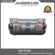 AUDIOBANK Car Audio AB-101BA In-Line Ceramic ANL Pure Copper Fuse Block
