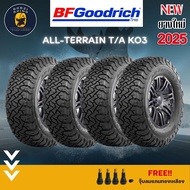 BF GOODRICH รุ่น ALL TERRAIN T/A KO3 ยางใหม่ปี 2024-2025 ยางขอบ 16-18 (ราคาต่อ 4 เส้น) แถมฟรีจุ๊บลม
