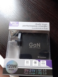 GaN 120W 高效能4頭充電器