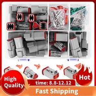 140Pcs Deutsch DT Series Waterproof Wire Connector Kit DT06-2/3/4/6S DT04-2/3/4/6P Automotive Sealed