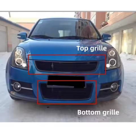 Car Top Grill Bottom grill for Suzuki Swift ZC31S T3 11 13-18 Modified radiator grille Mask Net