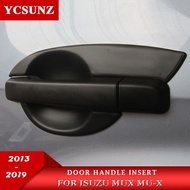 Isuzu Mux 2014-2019 2020 Door Handle Bowl Matte Black Car Accessories