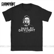 Swift Men Dead By Daylight Michael Myers T Shirts Horror The Dbd Trapper Killers Game Cotton Clothes