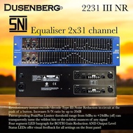 Dusenberg 2231 III NR Graphic 2x31 Channel Equalizer 2-year Official WarrantyOriginal
