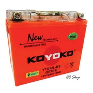 YTX12L-BS BATTERY KOYOKO GEL