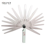 [ANME]  -Feeler Gauge 0.02 To 1mm 1 Pc 10cm/4inch 17 Blades For Inspection Clearance