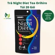 Trà Night Diet Tea Orihiro Nhật Bản Hỗ Trợ Giảm Cân Túi 20 Gói
