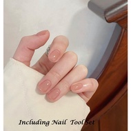 Natural Press on nail 10pcs with Nail Tool Set Nails press on nail美甲