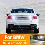 H21W LED Sandaran Songsang Lampu Blub Bay9s Canbus Untuk BMW 3/5 Siri Touring F30 F80 F31 G30 F90 F1