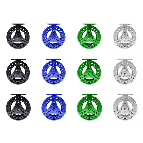 2+1BB 1:1 Spool Fly Reel Tackle Accessories for Trout Fly Fishing Reel 3/4 5/6 7/8 Fly Fishing Reel