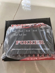 FOKKER ปรีแอมป์ 7 แบนด์ PARAMETRIC EQUALIZER