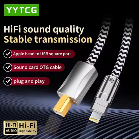 HiFi USB Cable Lightning To USB B OTG Cable for iPhone iPad To Musical Instrument MIDI Digital Piano