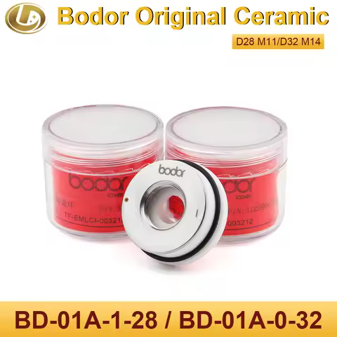 Bodor Original D32 M14/D28 M11 Laser Ceramic Ring BD-01A-0-32 BD-01A-1-28 Nozzles Holder for Bodor L