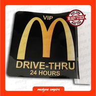 McDonalds Drive Thru VIP Gold Pass