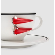 [Nuflaat] – Nail Cappuccino Cup & Saucer – Where Art Meets Your Coffee! ✨launched by Gentle Monster