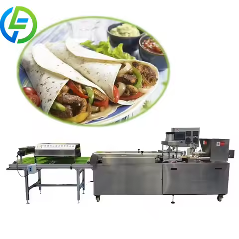 Customized Automatic Tortilla Machine for Flour Tortilla Flat Bread Mexican Tacos Commercial Tortill