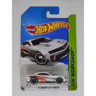 Hotwheels 12 Camaro ZL1 Concept White Plastic Metal