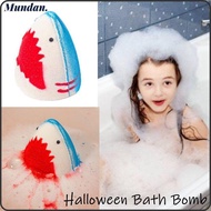MUNDAN Shark Bath Bomb, Shark Pattern Sea Animal Bubble Bath Bombs Jaws Bath Bomb, Easy to Clean Del