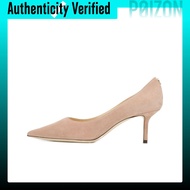 Jimmy Choo LOVE Pumps Slim Heel High Heels 6.5cm Womens Nude LOVE65BWJBALLETPINK