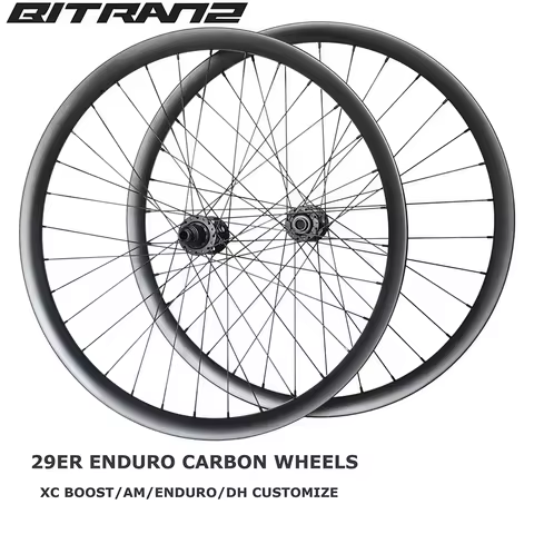 Mountain Bike Wheels 39mm 27mm Asymmetric 29er XC Boost AM Enduro DH Carbon Tubeless Bicycle Mtb Whe