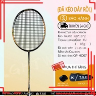 "Premium Badminton Racket【T.S.E】 - Durable All Limits, Balances All Players, 4U(85g)+Handle Tape
