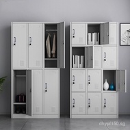Shoe Cabinet Locker with Lock Door Employee Locker Door Gym Bathroom Steel Storage Cabinet6Wardrobe 