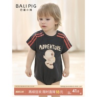 Baby Baby Onesie Summer Newborn Triangle Romper Short-Sleeved Summer Thin Clothes Boy Baby Onesie