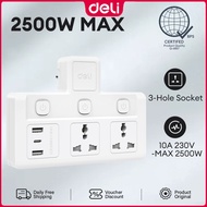 Deli Socket Converter Million Hole Font Converter 2/3 Group 2A1C Division Control / Total Control