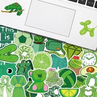 100Pcspack Green Potted Plant Decorative Washi Stickers Scrapboo