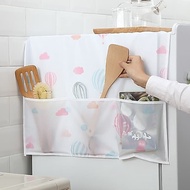 MESIN [EMD777] Refrigerator Cover Washing Machine Cover Cover Base Storage Bag AC Waterproof Fridge 