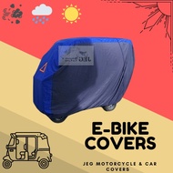 E-BIKE 4 WHEELS COVER (WITH ROOF)