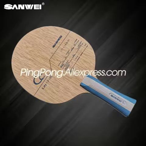 Original SANWEI CC CARBON (New Version) Table Tennis Blade Racket (5+2 Carbon) Ping Pong Bat Paddle