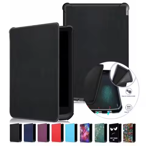 Auto Sleep/Wake E-Reader Case Shockproof Folio Cover for Pocketbook 616/627/632/606/628/633/PocketBo
