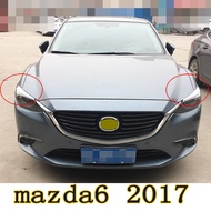 For Mazda 6 Atenza 2016 2017 Body Kit ABS Headlight Eyebrow Decorative Cover Sticker Trim Exterior H