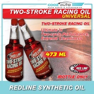 Redline Red Line 2 Stroke Racing Engine Motor Oil High Performance 2-Cycle Engine (476ML) Scooter Go