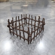 Micro Landscape Gardening Bonsai Succulent Mini Simulation Miniature Fence Fence Fence Landscaping D