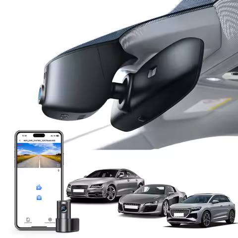Dedicated 4K Dash Cam For Audi A3 A4 A6 A8 S7 Q3 Q5 Q7 Q8 e-tron Car Camera Recorder 2019-2026 (Mode