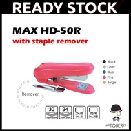 MAX Stapler HD-50R HD50R HD 50R 30Sheets With Staple Remover (Random Color) Use 3-1M 35-1M Staples B